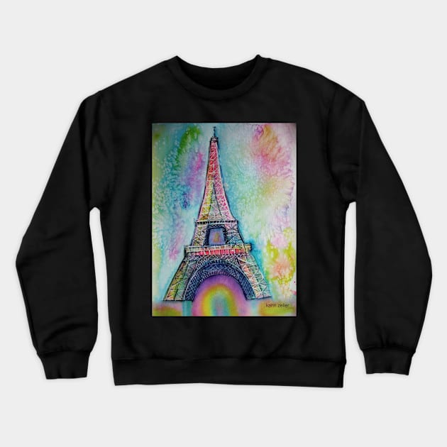 Le Eiffel tour Crewneck Sweatshirt by karincharlotte